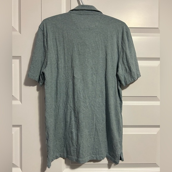Faherty Striped Super Soft Polo Golf Shirt Classic Design - Picture 4 of 7
